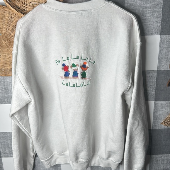 Embroidered Christmas Crewneck - Picture 4 of 5